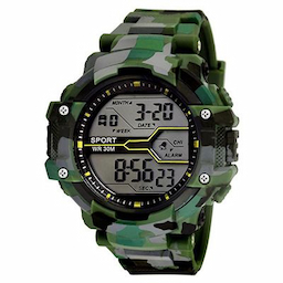 Grandson Army Print (Green & Grey) Kids Digital Watch For Boys & Girls above 8 years of age. Grandson Army Print (Green & Grey) Kids Digital Watch For Boys & Girls above 8 years of age.