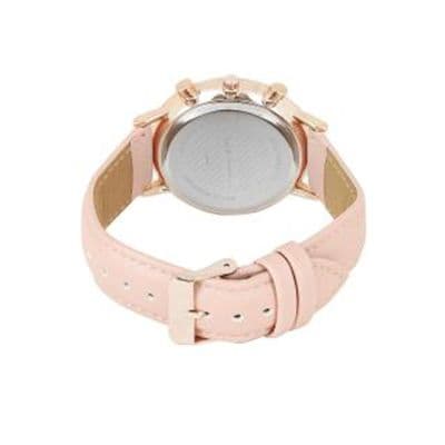 Unisex Peach-Coloured Analogue Watch MFB-PN-SNT-C01