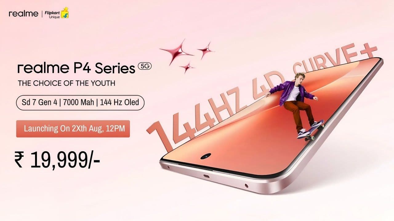  The Realme P4 Series teaser has been released. _img