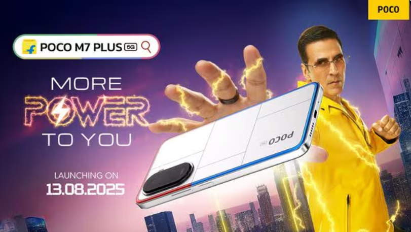 Do mobiles come with reverse charging? Check out the Poco M7 Plus 5G._img