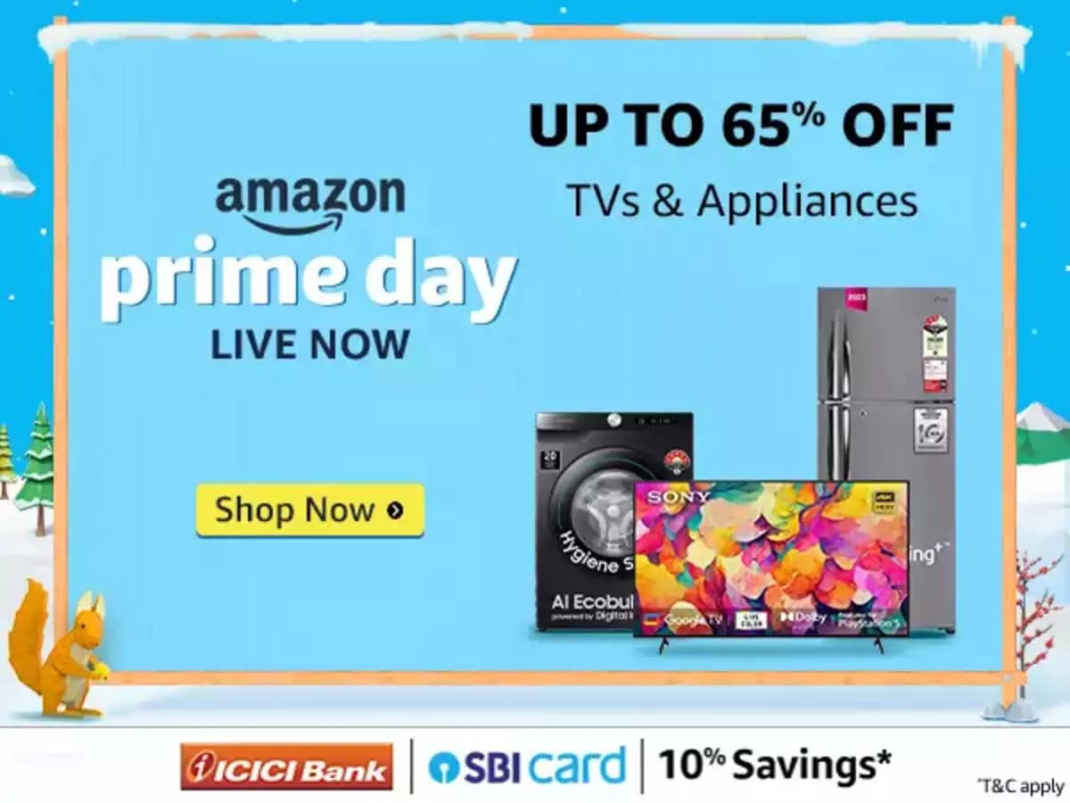 Amazon Prime Day Sale 2023: Big Discount on Washing Machines, ACs, & Refrigerators Amazon Prime Day Sale 2023: Big Discount on Washing Machines, ACs, & Refrigerators