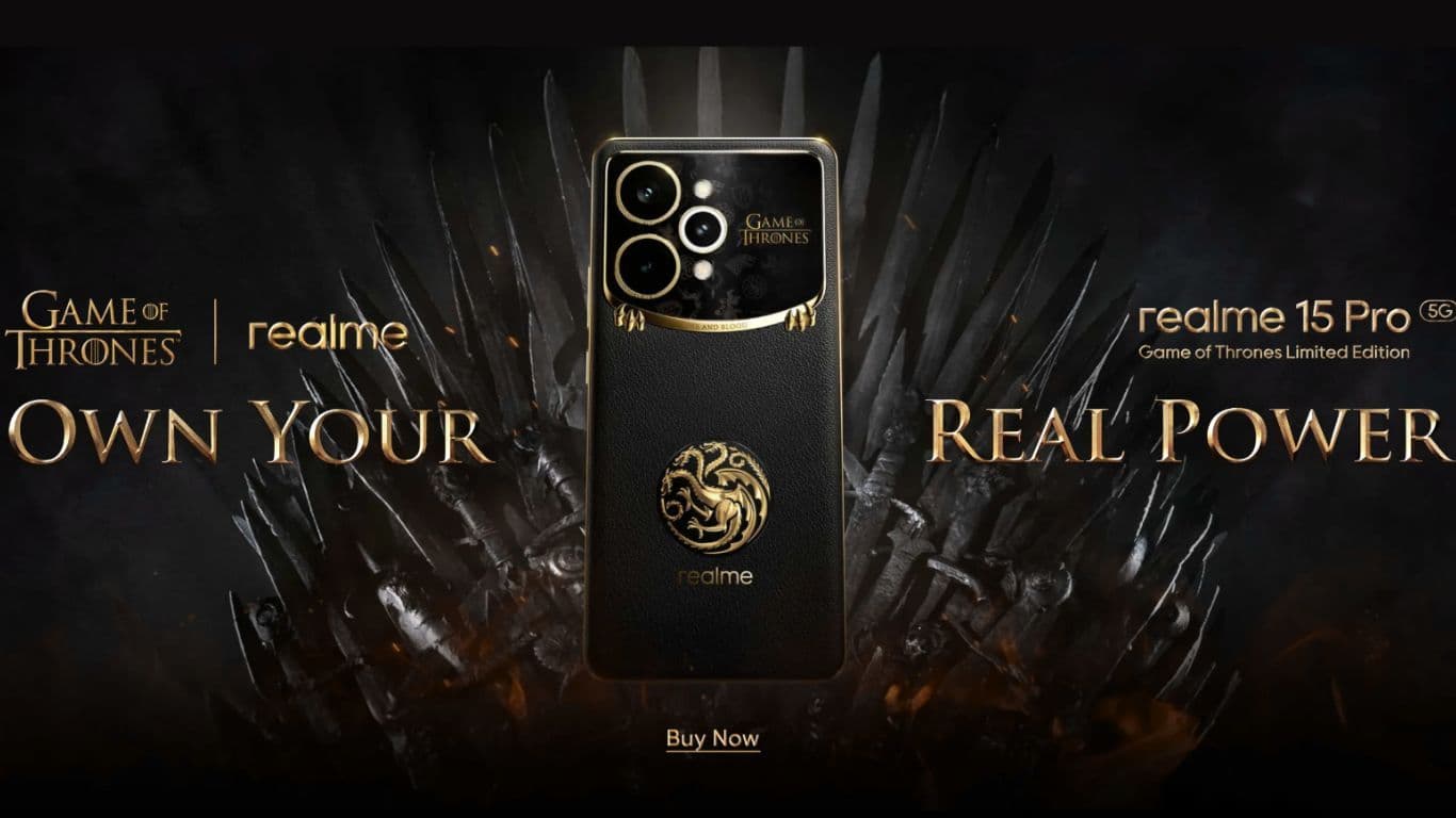 The Realme 15 Pro 5G Game of Thrones Edition launched in India: Check this out! The Realme 15 Pro 5G Game of Thrones Edition launched in India: Check this out!