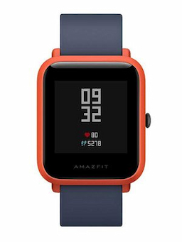 Amazfit Unisex Red Bip Cinnabar Smart Watch A1608 Amazfit Unisex Red Bip Cinnabar Smart Watch A1608
