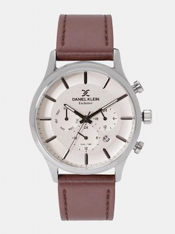 Daniel Klein Exclusive Men Beige Analogue Watch DK11969-3 Daniel Klein Exclusive Men Beige Analogue Watch DK11969-3