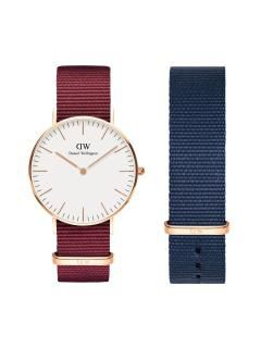 Daniel Wellington Unisex White Classic Roselyn Watch With Classic B Strap DW00500146 Daniel Wellington Unisex White Classic Roselyn Watch With Classic B Strap DW00500146