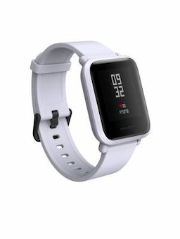 Amazfit Unisex White Bip Cinnabar Smart Watch A1608 Amazfit Unisex White Bip Cinnabar Smart Watch A1608