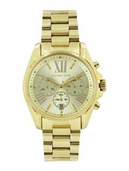 Michael Kors Men Gold-Toned Dial Chronograph Watch MK5605I Michael Kors Men Gold-Toned Dial Chronograph Watch MK5605I