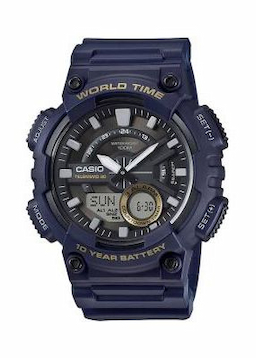 Casio AD208 AEQ-110W-2AVDF Analog-Digital Watch - For Men Casio AD208 AEQ-110W-2AVDF Analog-Digital Watch - For Men