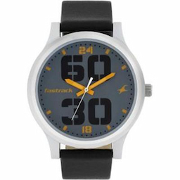Fastrack 38051SL03 Bold Fonts Analog Watch - For Men Fastrack 38051SL03 Bold Fonts Analog Watch - For Men