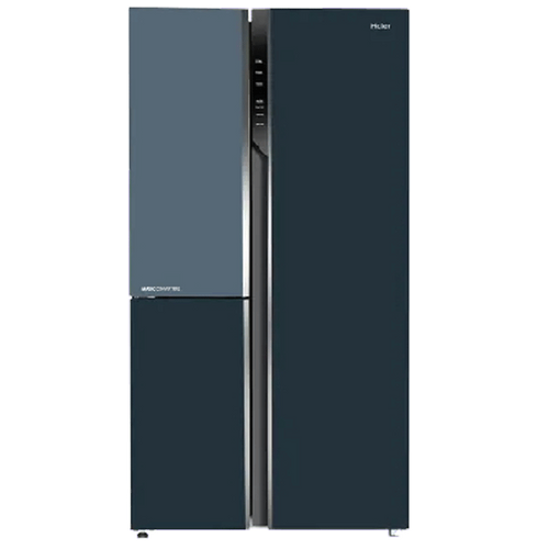 HRT-683GOGU1 Vogue 598L Grey Onlyx Glass 3-Door Convertible Fridge HRT-683GOGU1 Vogue 598L Grey Onlyx Glass 3-Door Convertible Fridge