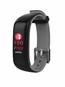 Hammer Unisex Grey Fit Pro Waterproof Smart Band With HD Color Display Hammer Unisex Grey Fit Pro Waterproof Smart Band With HD Color Display