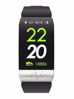 OPTA Unisex Black SB-152 Bluetooth ECG Fitness Band OPTA Unisex Black SB-152 Bluetooth ECG Fitness Band